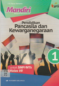 Image of PENDIDIKAN PANCASILA DAN KEWARGANEGARAAN ; UNTUK SMP/MTs KELAS VII